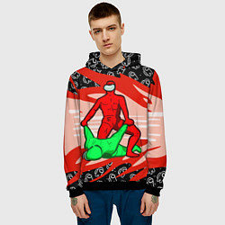 Толстовка-худи мужская MASTER AMONG US, цвет: 3D-черный — фото 2