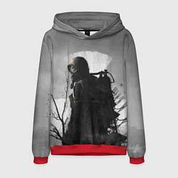 Толстовка-худи мужская СТАЛКЕР 2, цвет: 3D-красный