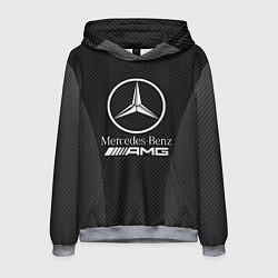 Толстовка-худи мужская MERCEDES-BENZ, цвет: 3D-меланж