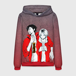 Толстовка-худи мужская Haikyu!!!, цвет: 3D-красный