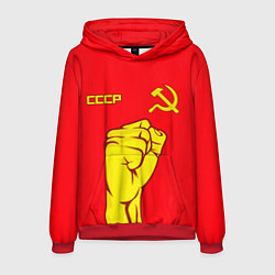 Толстовка-худи мужская СССР, цвет: 3D-красный