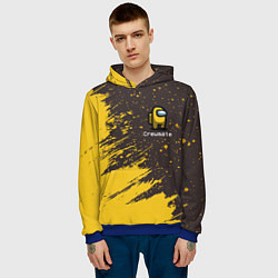 Толстовка-худи мужская AMONG US АМОНГ АС, цвет: 3D-синий — фото 2