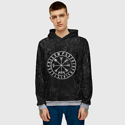 Толстовка-худи мужская Вегвизир, цвет: 3D-меланж — фото 2