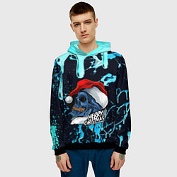 Толстовка-худи мужская Счастливого Страждества, цвет: 3D-черный — фото 2