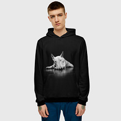 Толстовка-худи мужская Puppy, цвет: 3D-черный — фото 2