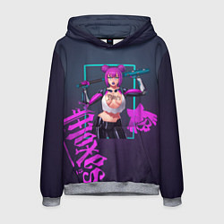 Толстовка-худи мужская Moxes, цвет: 3D-меланж