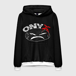 Толстовка-худи мужская Onyx, цвет: 3D-белый