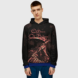 Толстовка-худи мужская Children of Bodom Reaper, цвет: 3D-синий — фото 2