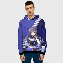 Толстовка-худи мужская Genshin Impact, цвет: 3D-черный — фото 2