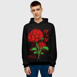 Толстовка-худи мужская Обещанный Неверленд, Вида, цвет: 3D-черный — фото 2