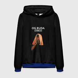 Толстовка-худи мужская OG Buda, цвет: 3D-синий