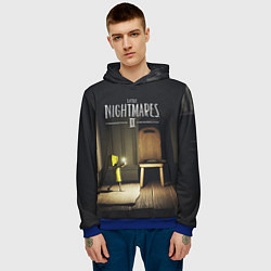 Толстовка-худи мужская Little Nightmares 2, цвет: 3D-синий — фото 2