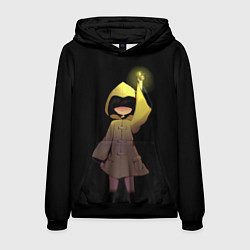 Толстовка-худи мужская Little Nightmares Шестая, цвет: 3D-черный