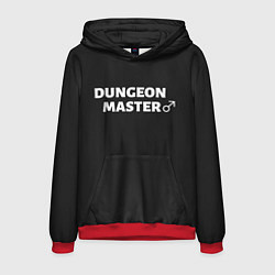 Толстовка-худи мужская Dungeon Master, цвет: 3D-красный