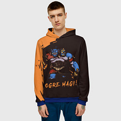 Толстовка-худи мужская Огр Dota 2, цвет: 3D-синий — фото 2
