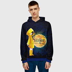Толстовка-худи мужская Little Nightmares 2, цвет: 3D-синий — фото 2