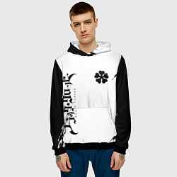 Толстовка-худи мужская Черный клеывер аниме, цвет: 3D-черный — фото 2