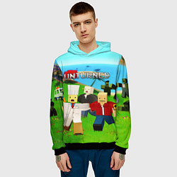 Толстовка-худи мужская UNTURNED, цвет: 3D-черный — фото 2