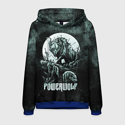 Толстовка-худи мужская Powerwolf, цвет: 3D-синий