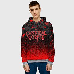 Толстовка-худи мужская CANNIBAL CORPSE, цвет: 3D-меланж — фото 2