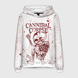 Толстовка-худи мужская Cannibal Corpse, цвет: 3D-белый