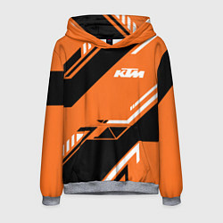 Толстовка-худи мужская KTM КТМ SPORT, цвет: 3D-меланж