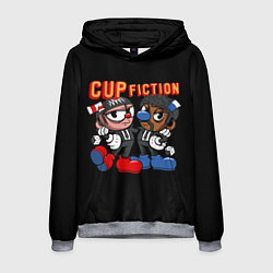 Толстовка-худи мужская CUP FICTION, цвет: 3D-меланж