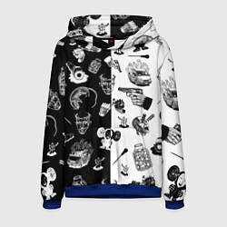 Мужская толстовка КРОВОСТОК ТАТУИРОВКИ ЧБ