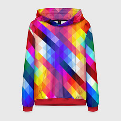 Мужская толстовка Пиксельная радуга