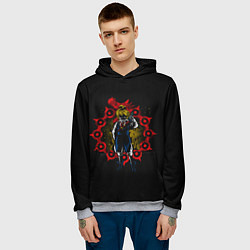 Толстовка-худи мужская 7 СМЕРТНЫХ ГРЕХОВ МЕЛИОДАС, цвет: 3D-меланж — фото 2