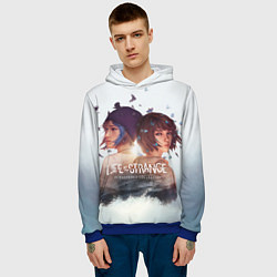 Толстовка-худи мужская Life is strange Remaster, цвет: 3D-синий — фото 2