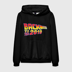 Толстовка-худи мужская BACK TO THE 2019, цвет: 3D-черный