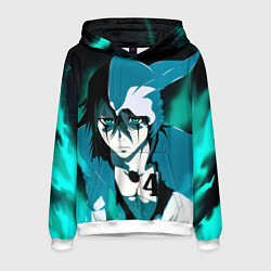 Толстовка-худи мужская Улькиорра Сифер Ulquiorra, цвет: 3D-белый