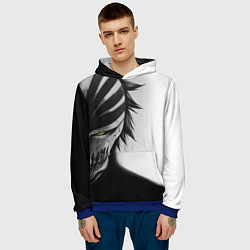 Толстовка-худи мужская ИЧИГО ПУСТОЙ BLEACH, цвет: 3D-синий — фото 2