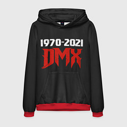 Толстовка-худи мужская DMX 1970-2021, цвет: 3D-красный