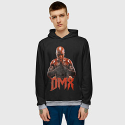 Толстовка-худи мужская Эрл Симмонс DMX, цвет: 3D-меланж — фото 2