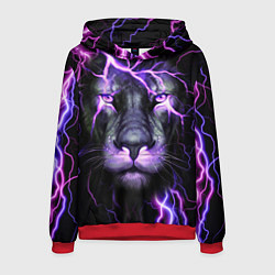 Мужская толстовка НЕОНОВЫЙ ЛЕВ NEON LION