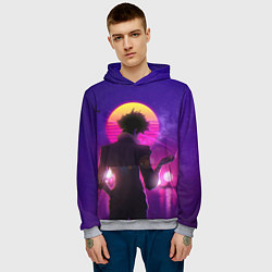 Толстовка-худи мужская Cowboy Bebop Spike Spiegel, цвет: 3D-меланж — фото 2