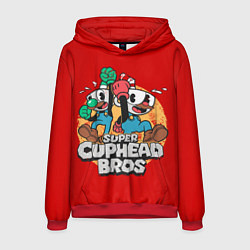 Мужская толстовка Super Cuphead Bros