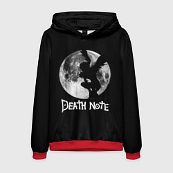Толстовка-худи мужская Мрачный Рюк Death Note, цвет: 3D-красный