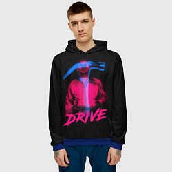 Толстовка-худи мужская DRIVE, цвет: 3D-синий — фото 2