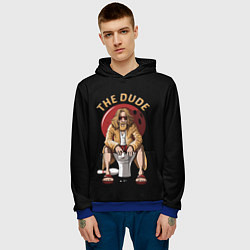 Толстовка-худи мужская THE DUDE Big Lebowski, цвет: 3D-синий — фото 2
