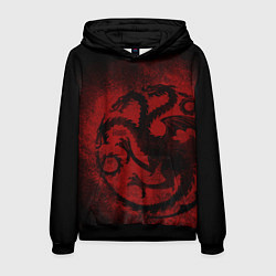 Толстовка-худи мужская Targaryen House, цвет: 3D-черный