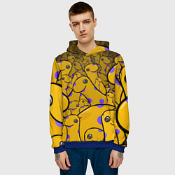 Толстовка-худи мужская Nessy, цвет: 3D-синий — фото 2