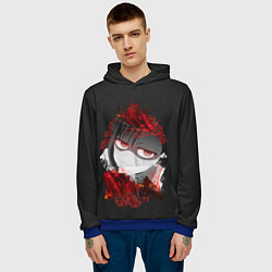 Толстовка-худи мужская Bad Girl Nagatoro, цвет: 3D-синий — фото 2