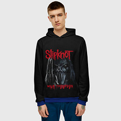 Толстовка-худи мужская MICK THOMPSON SLIPKNOT СЛИПКНОТ Z, цвет: 3D-синий — фото 2