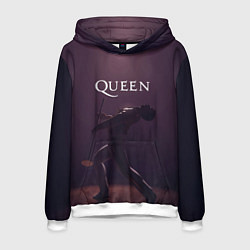 Толстовка-худи мужская Freddie Mercury Queen Z, цвет: 3D-белый