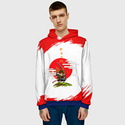 Толстовка-худи мужская Тони Тони Чоппер ниндзя One Piece, цвет: 3D-синий — фото 2