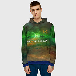 Толстовка-худи мужская BLACK MESA HALF-LIFE Z, цвет: 3D-синий — фото 2