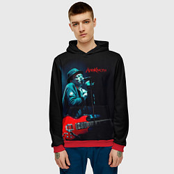 Толстовка-худи мужская Агата Кристи Глеб Самойлов, цвет: 3D-красный — фото 2